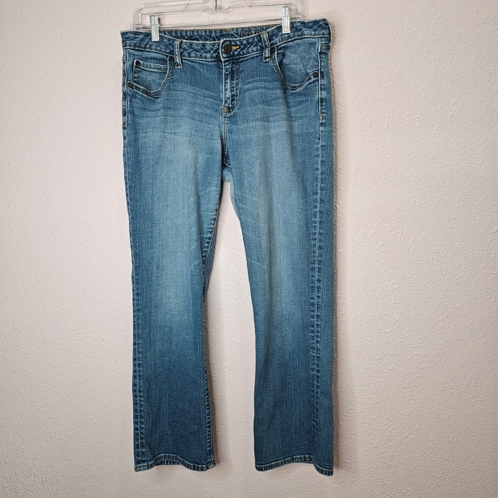 Gap Premium‎ Curvy Straight Leg Jeans Women's Size 14 Light Wash Denim